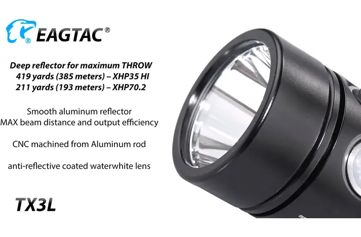 EAGTAC T Series TX3L Base Compact Rechargeable Flashlight w/ Free S&H — 4 models - view 12